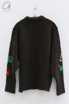 YANYAN KNITS 24 Autumn and Winter Snake Sweater YYK-YYW23-2032-ZONG Brown